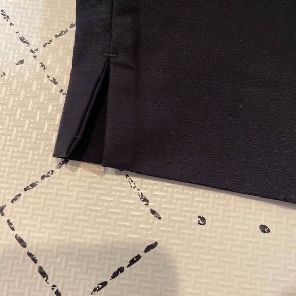 NWT LOFT Petite Riviera cropped Pants black size 2 - Picture 6 of 9